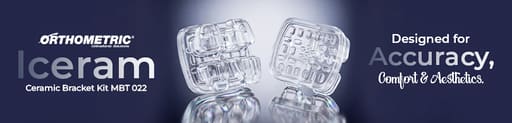 OrthoMetric New Iceram Ceramic Bracket Kit MBT 022 - (10.84.2000)