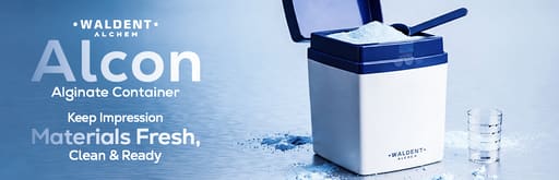 Waldent Alcon Alginate Container