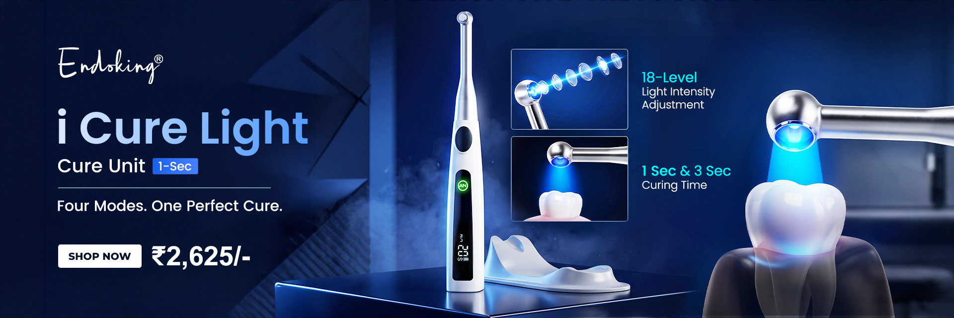 Endoking iCure Light Cure Unit (1 Sec)
