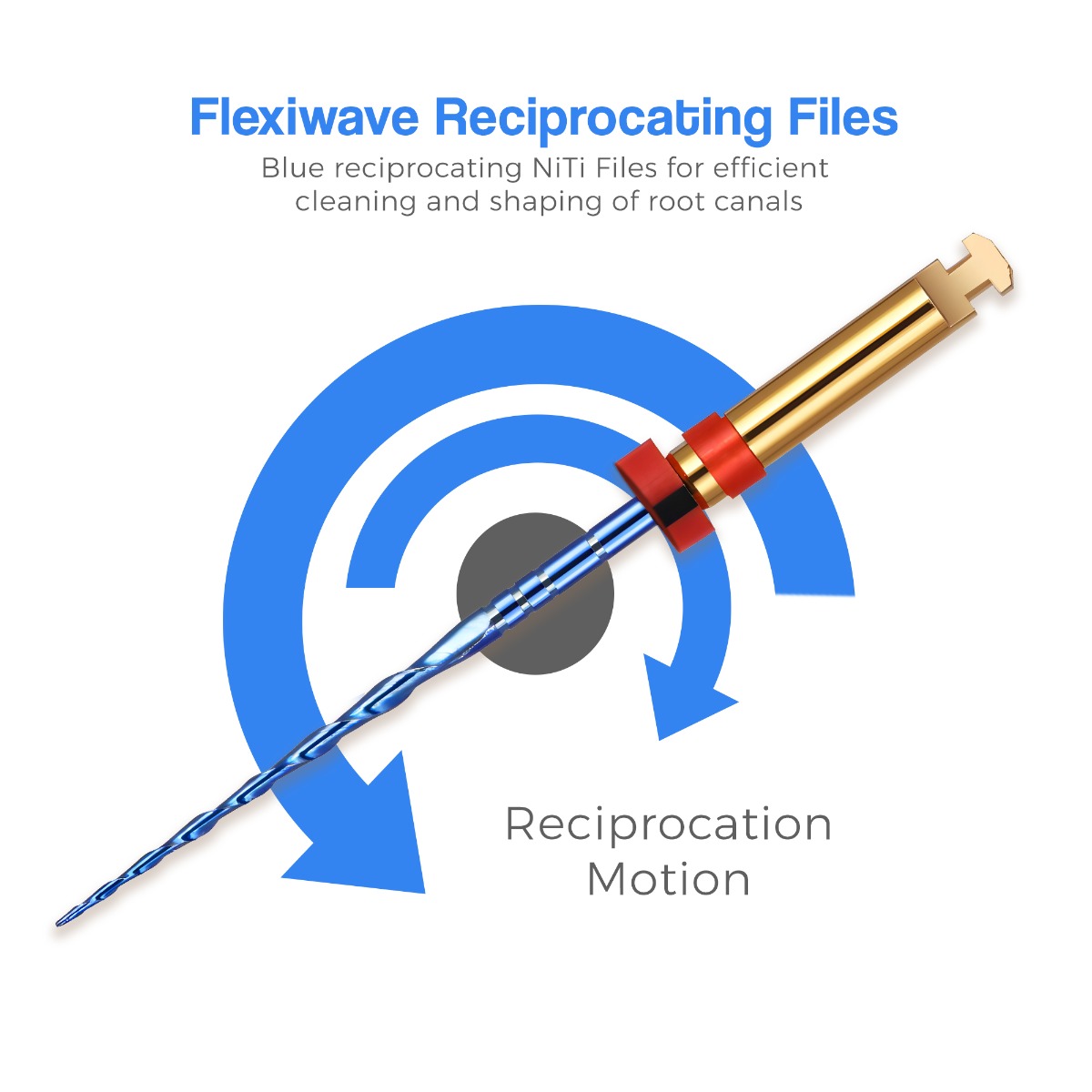 Waldent Flexiwave Reciprocating Files (25mm)