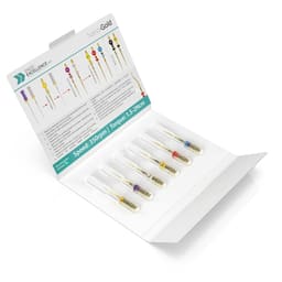 Endo Excellence Nano Gold Rotary Files -25mm F1 (Pack of 6) - 3
