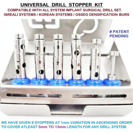 Julldent Universal Drill Stopper Kit