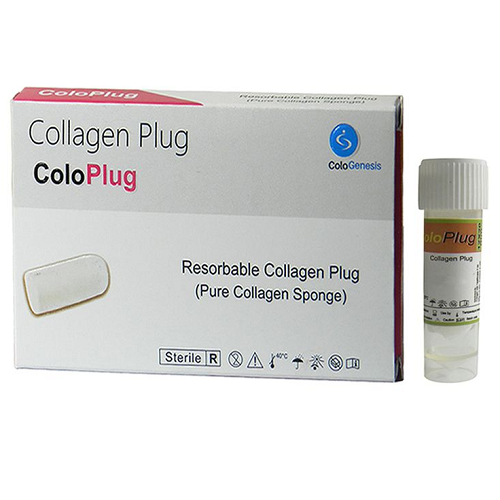 Cologenesis Colo Plug Sterile Collagen Sponge 12 X 20 mm PLUG1220