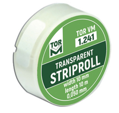 Tor Vm Transparent Striproll (10mm wide, 10m length) Round No. 1.241