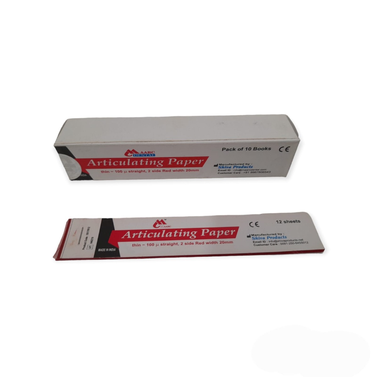 Maarc Articulating Paper – 100µ Microns #Red (5517/001/E)