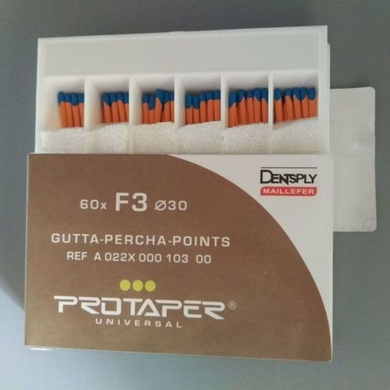 Dentsply Protaper Universal Gutta Percha Points F3 (60 Pcs)