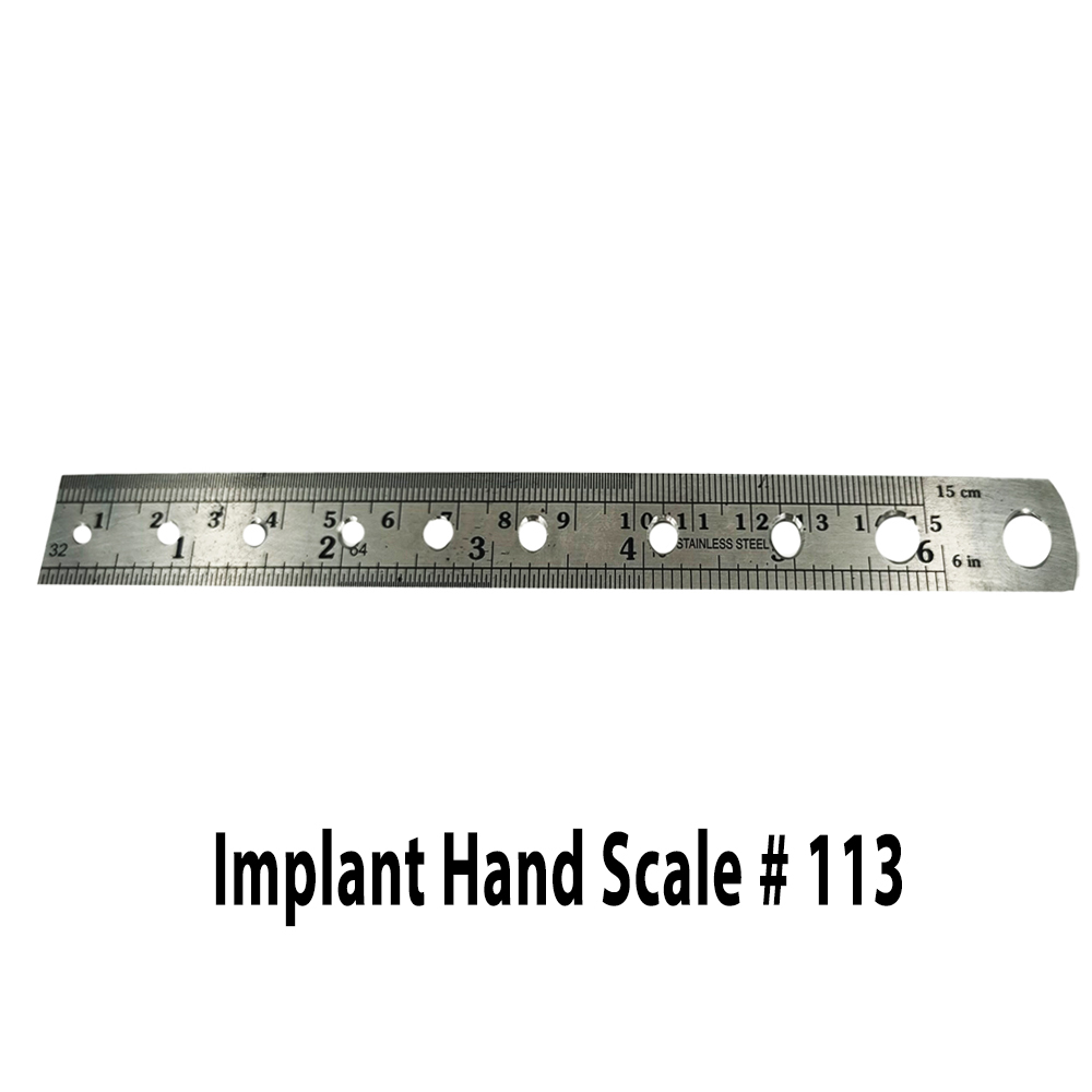 Julldent SS Implant Hand Scale
