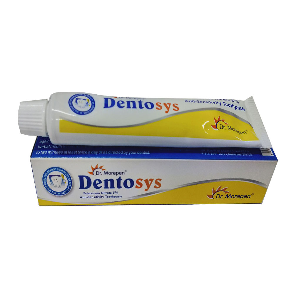 Dr. Morepen Dentosys Toothpaste 50 gm (Pack of 10)