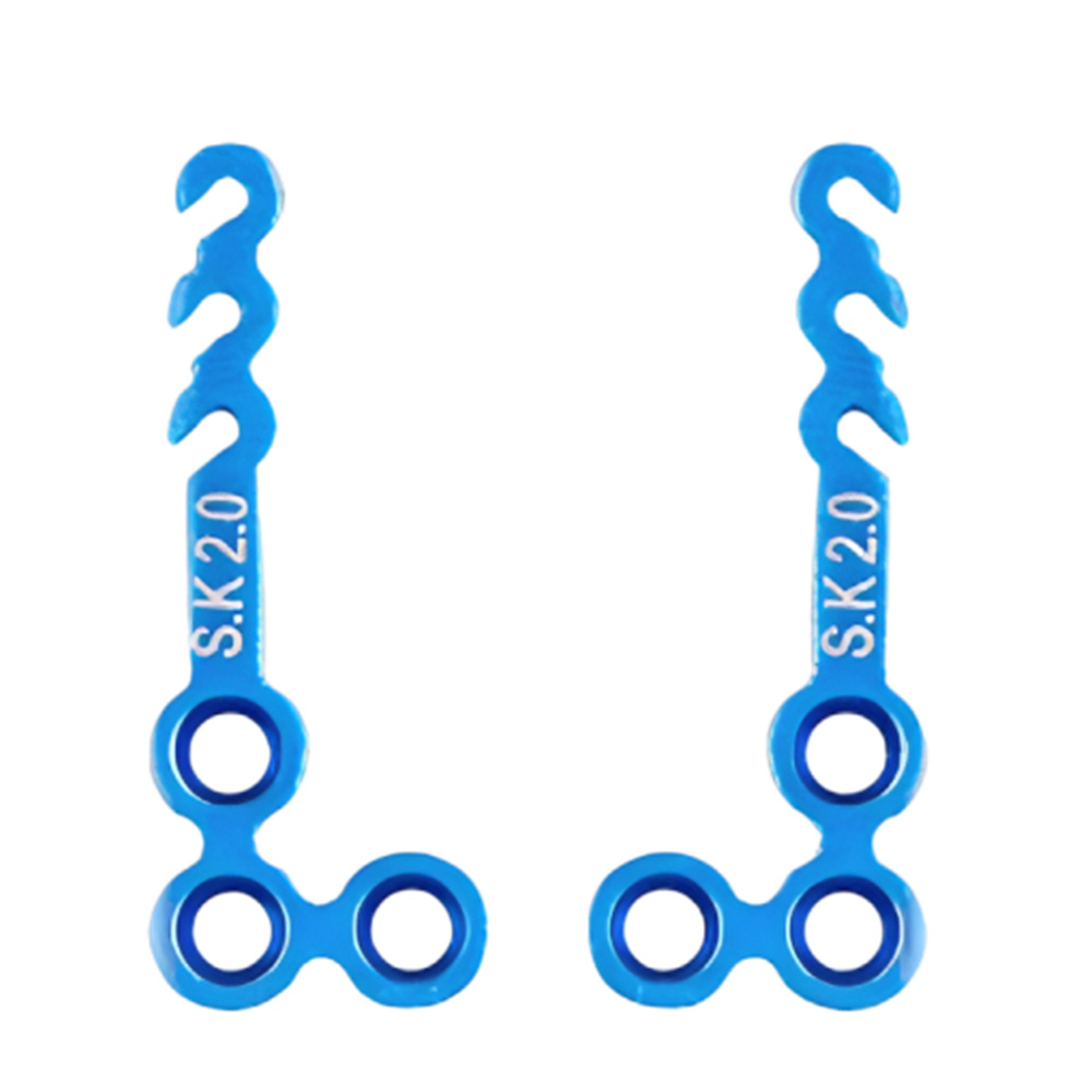 SK Surgicals Orthodontic Titanium Mini Anchorage Plate L Shape - 2mm