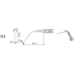 Woodpecker Scaler Tip G3 for UDS & EMS Scalers - 5