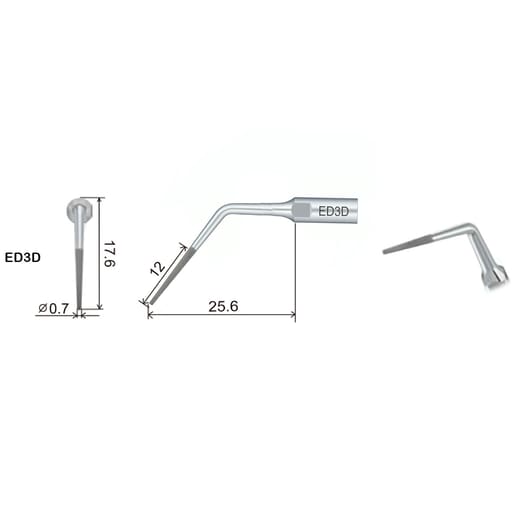 Woodpecker Scaler Tip ED3D for DTE & Satelec Scalers