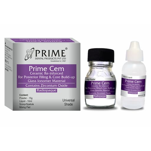 Prime Dental Prime Cem Ceramic Reinforced Glass Ionomer Cement