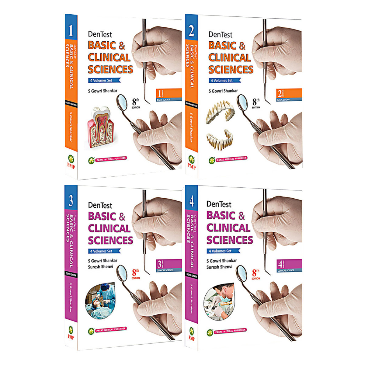 DenTest Basic And Clinical Sciences 4 Volume Set 8th Edition (ISBN - 915436)