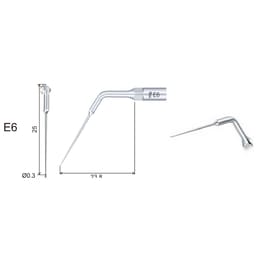 Woodpecker Scaler Tip E6 for UDS & EMS Scalers - 3