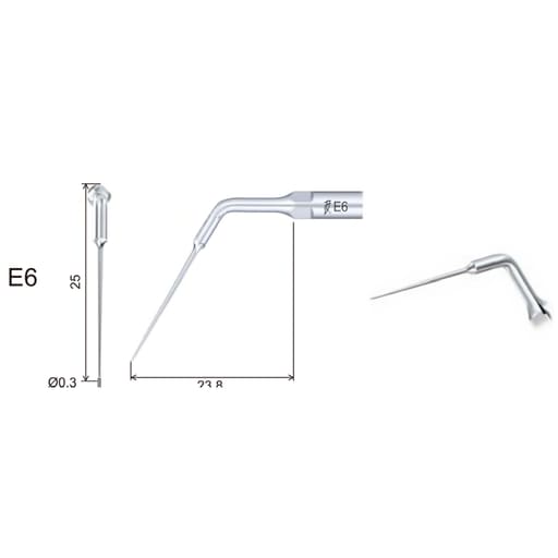 Woodpecker Scaler Tip E6 for UDS & EMS Scalers