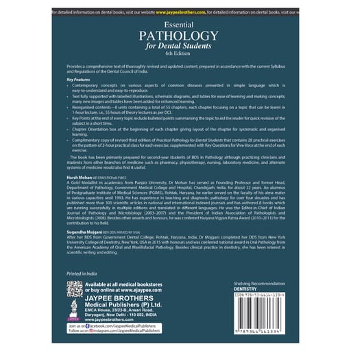 Essential Pathology For Dental Students With Practcial Pathology For Dental Students 6th Edition (ISBN - 161334)