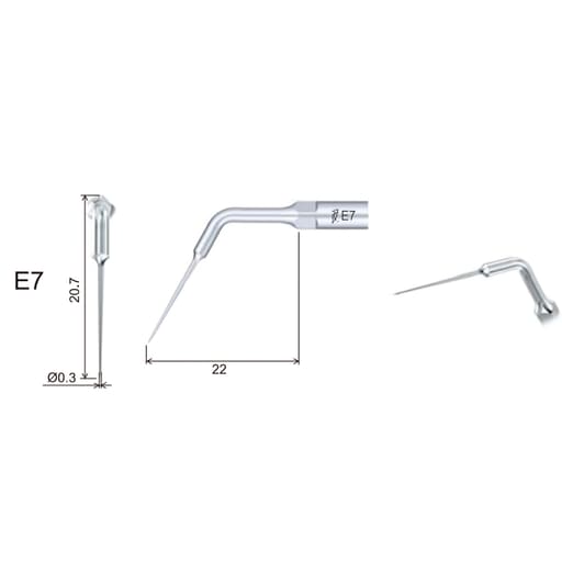 Woodpecker Scaler Tip E7 for UDS & EMS Scalers