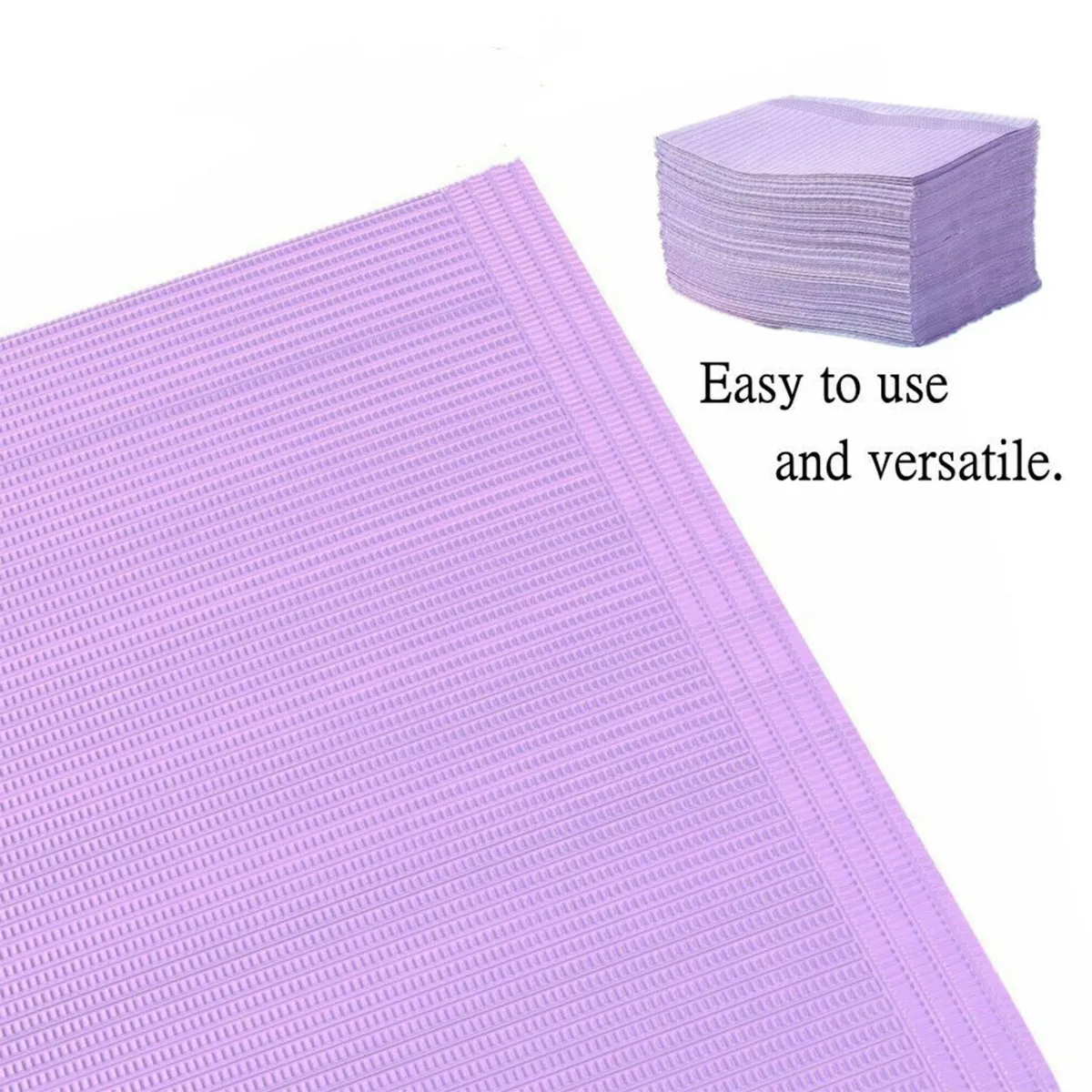 ET Dental Patient Bibs - Purple