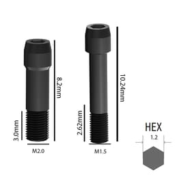 EZ Fit Osstem Compatible Colored Titanium Abutment Screws - 4