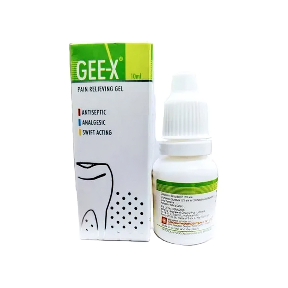 Sandika Pharma Gee - X Pain Relieving Gel (Pack of 10)