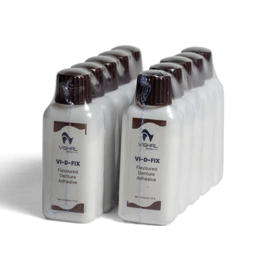 Vishal Dentocare VI-D-Fix Flavored Denture Adhesive (Pack Of 10)