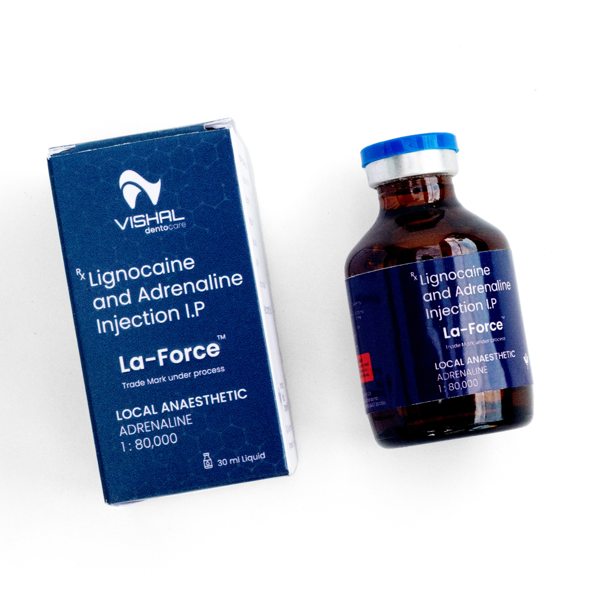 Vishal Dentocare Inj. LA 2% Lignocaine With Adrenaline 1:80,000 (Pack Of 10)