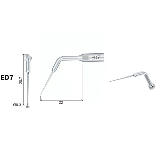 Woodpecker Scaler Tip ED7 for DTE & Satelec Scalers
