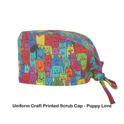 Uniform Craft Printed Scrub Caps - 11