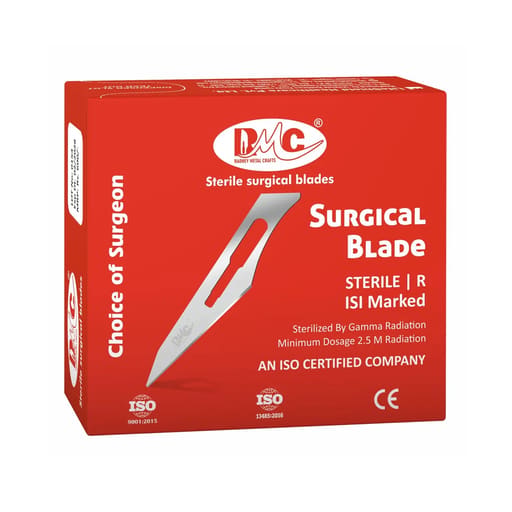 RMC Sterile BP Surgical Blade Size #15 (Pack of 100)