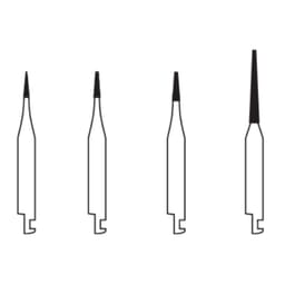 Pivo Taper Flat End Contra-angle Diamond Burs CA - TF (Pack Of 5)