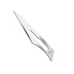 Hmd Glass Van Sterile Surgical Blades Size #25 (Pack Of 100)