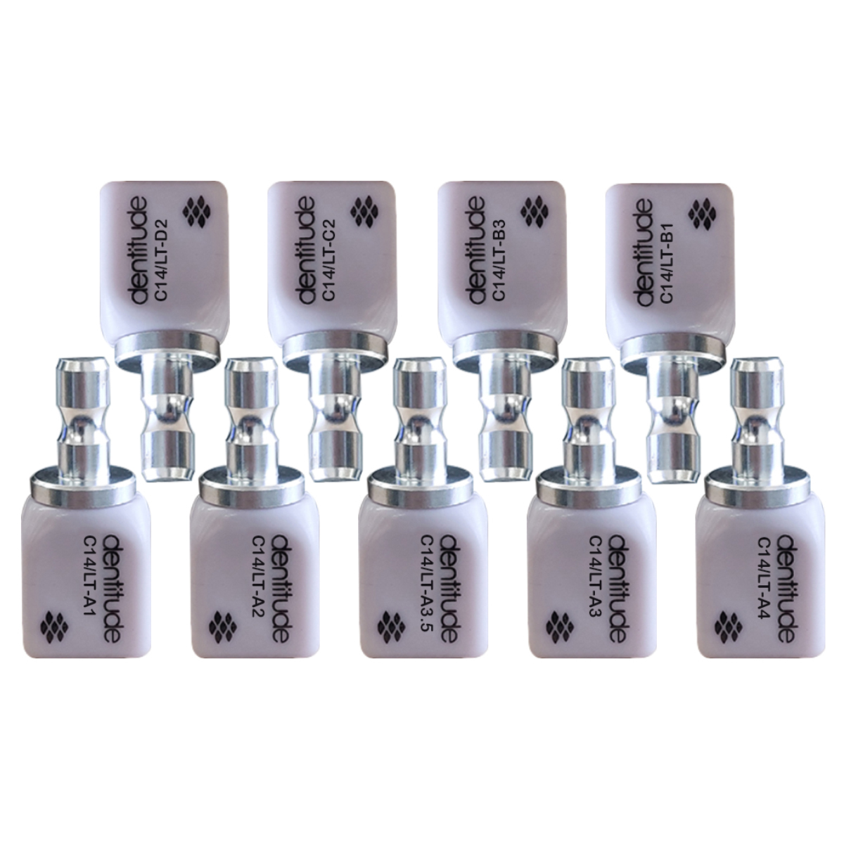 Dentitude Glass Ceramic CAD-CAM Blocks ( Pack of 5 )