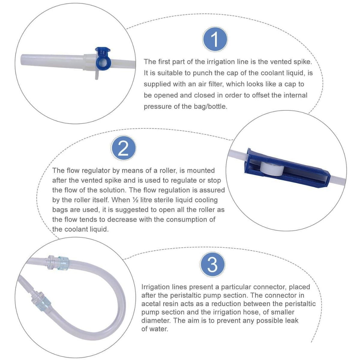 Dental Implant Motor Irrigation Tubing Set