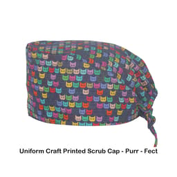 Uniform Craft Printed Scrub Caps - 12