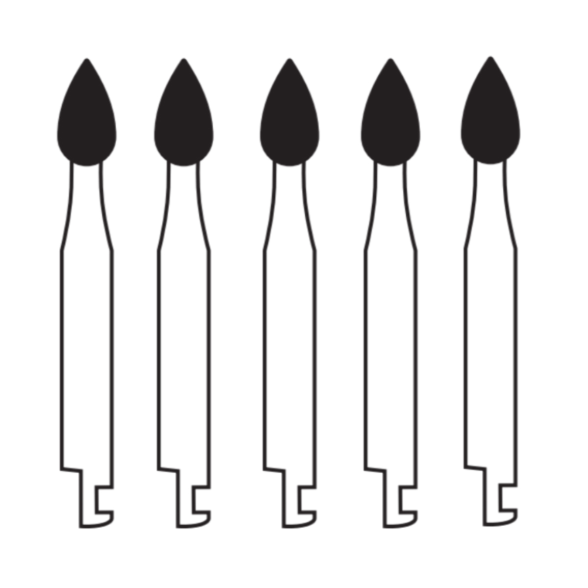 Pivo Flame Ogival End Contra-angle Diamond Bur CA - FO-25 (Pack Of 5)