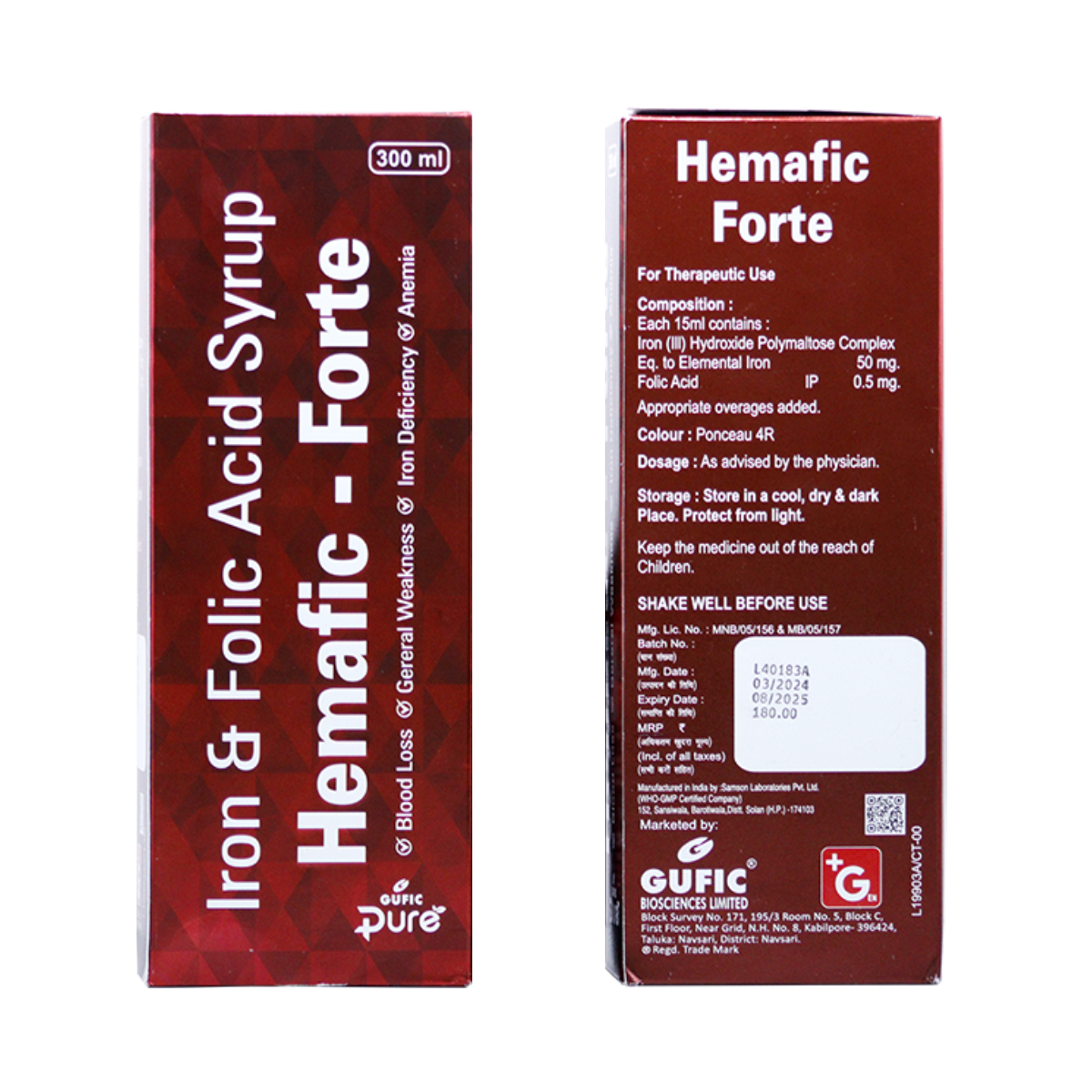 Gufic Pure Hemafic - Forte