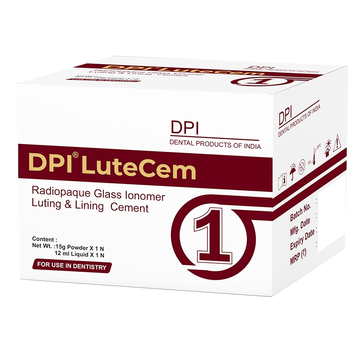 DPI LuteCem Radiopaque Glass Ionomer Luting & Lining Cement
