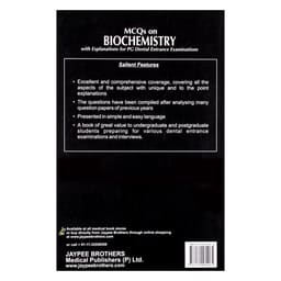 Jaypee Medical MCQs On Biochemistry With Explanations For PG Dental Entrance Examinatons (ISBN - 482065)  - 2