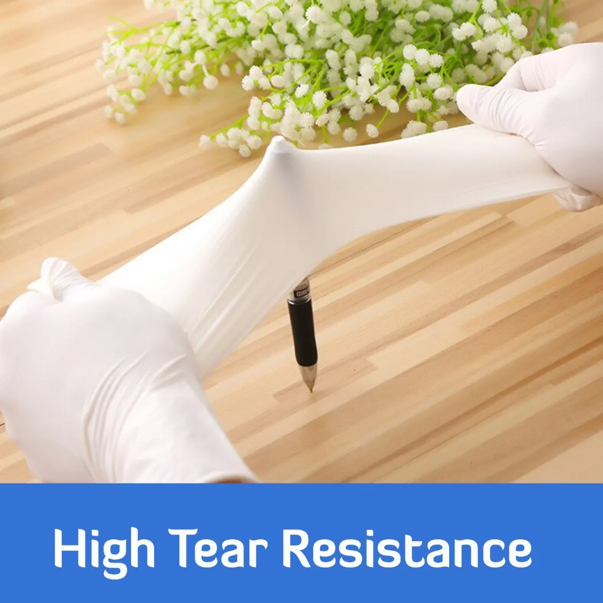 Waldent Latex Examination Gloves - Medium (Pack of 80)