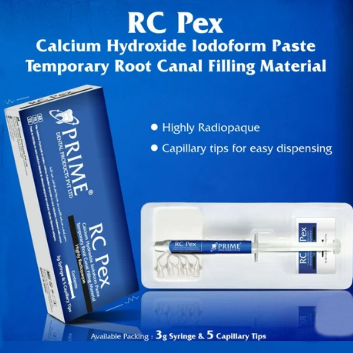 Prime Dental RC Pex Calcium Hydroxide Iodoform Paste