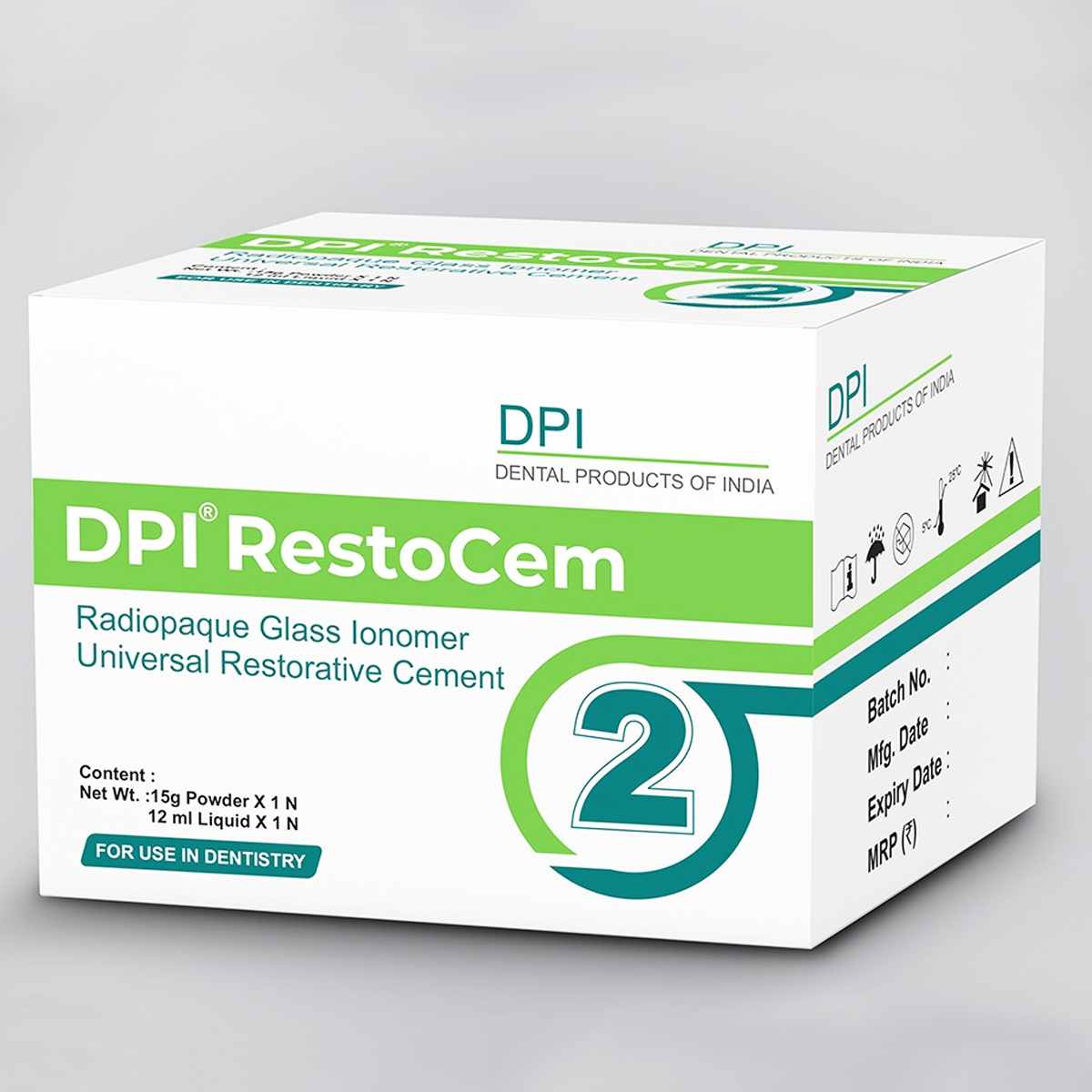 DPI RestoCem Radiopaque Glass lonomer Universal Restorative Cement