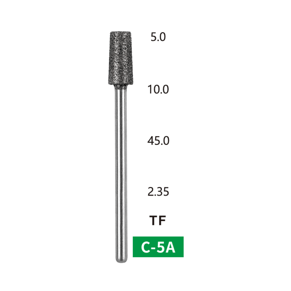 Labodent Taper Fissure HP Diamond Bur C-5A (Pack of 5)