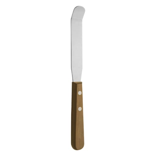 Waldent Rigid Spatula For Mixing Plaster & Alginate - 20cm Curved (6/108)