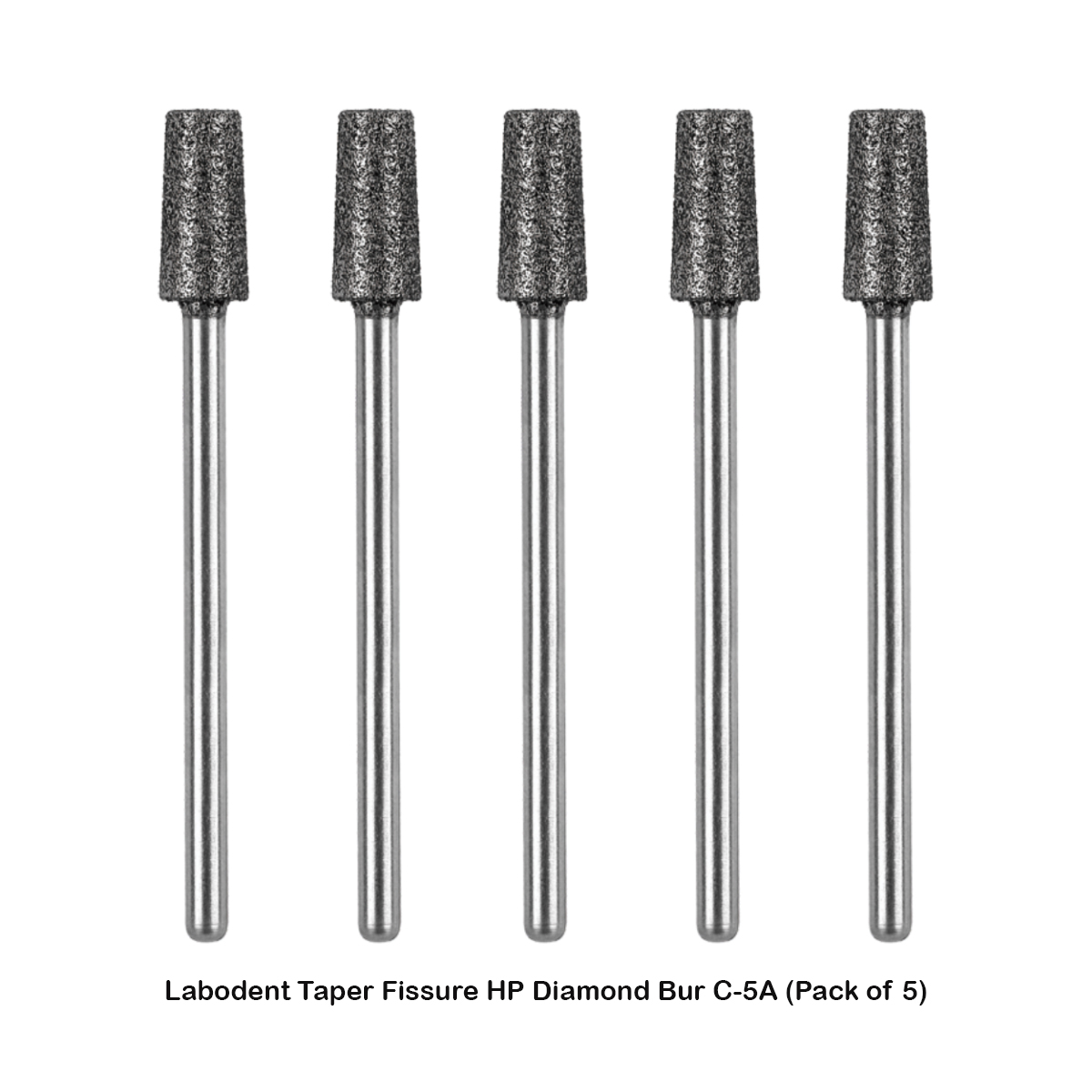Labodent Taper Fissure HP Diamond Bur C-5A (Pack of 5)