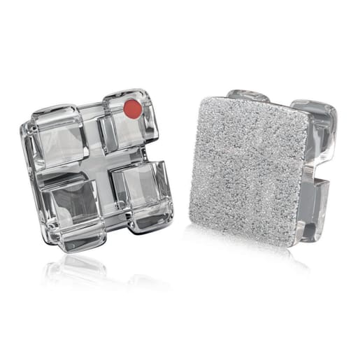 OrthoMetric Iceram-S Monocrystalline Ceramic Bracket MBT 022 - (10.91.2000)