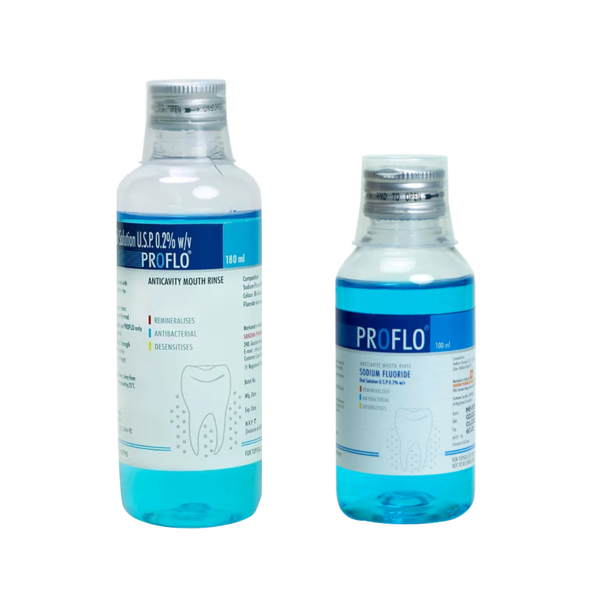 Sandika Pharma Proflo Anticavity Mouthwashes (Pack of 10)