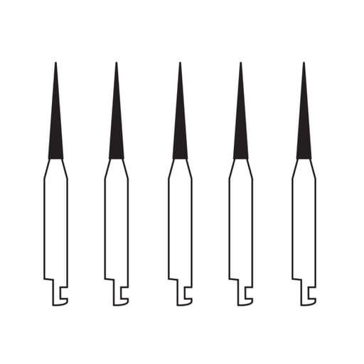 Pivo Taper Conical End Contra-angle Diamond Bur CA - TC-11 (Pack Of 5)