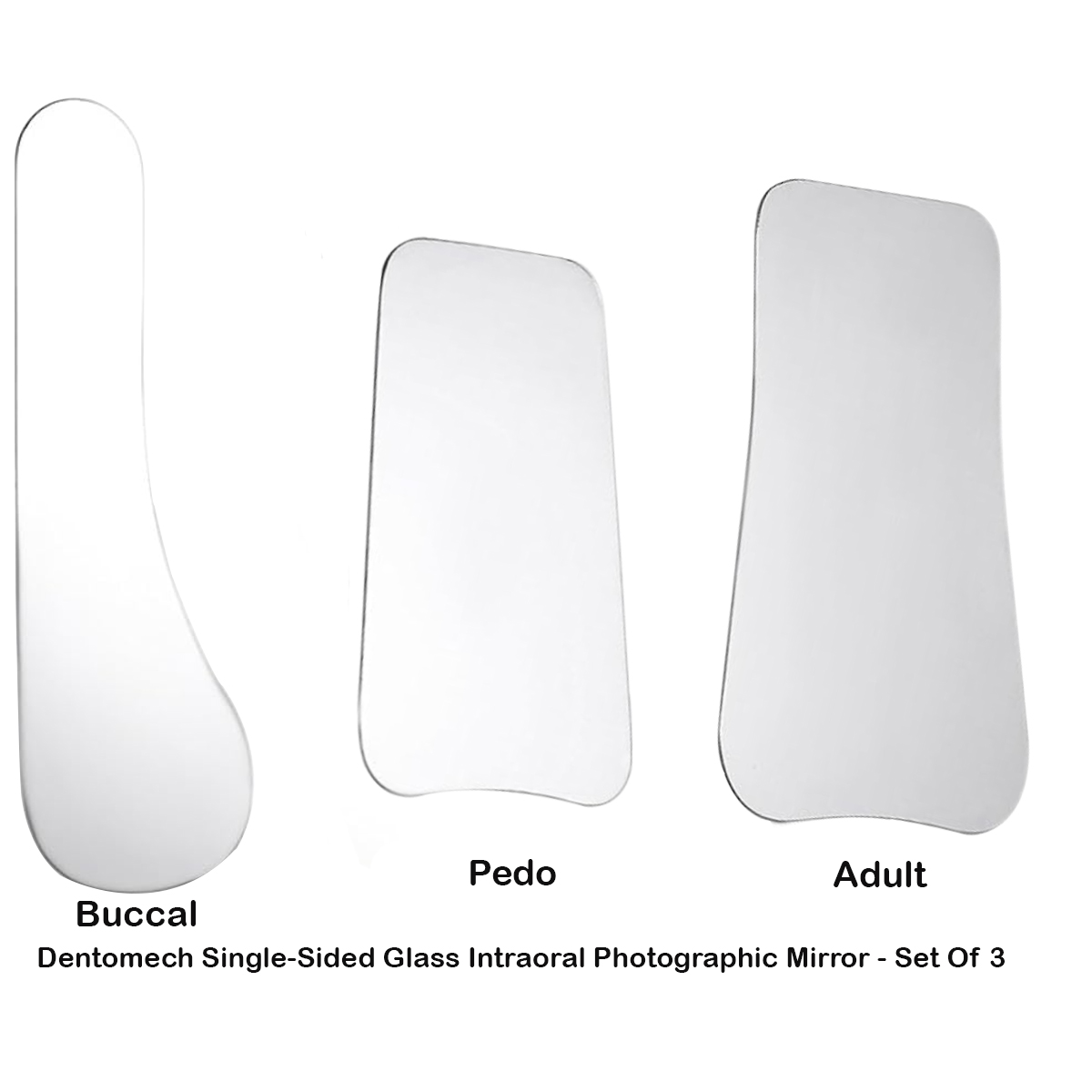 Dentomech Single-Sided Glass Intraoral Photographic Mirrors