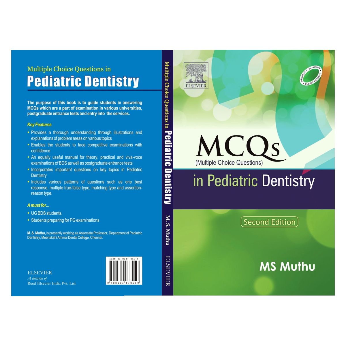 MCQs In Pediatric Dentistry - 2nd Edition (ISBN - 228159)