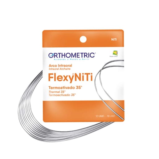 OrthoMetric Flexy NiTi Thermal 35ºC ALX Archwires - Square (10/Pk)